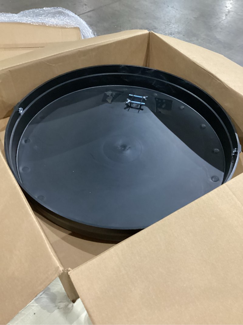 Condition photo showing Good Condition for wildgame innovations poly lid for 55-gallon drum | durable weather-resistant easy-to-install feeder lid for deer feed protection & quality maintenance
