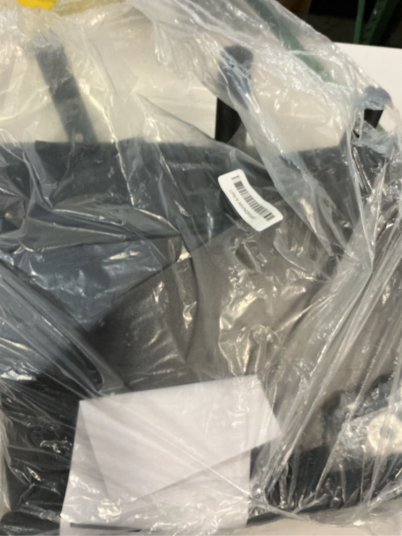 Condition photo showing As Is for LAATOOREE Nightstands Set of 2, Small Side Table, Bedside Table with Fluted Door, Solid Wood Feet; Modern Mid-Century End Table for Bedroom, Small Space (Black) Black Fluted Style