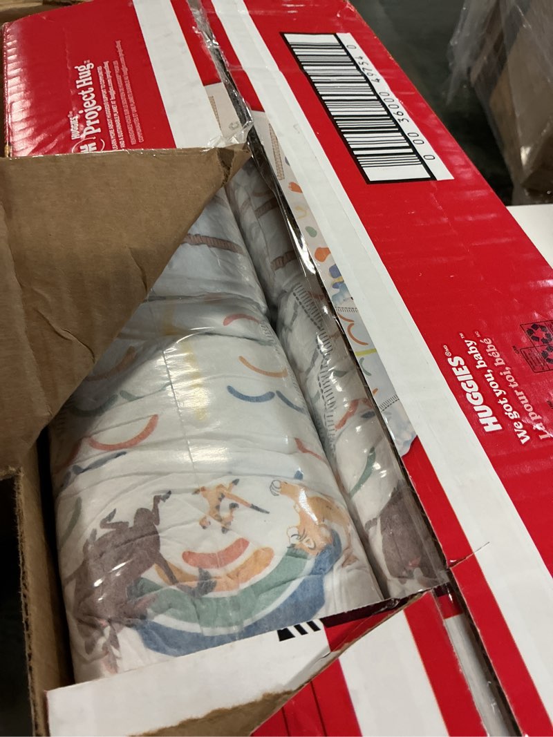 Condition photo showing Good Condition for huggies size 5 diapers, little movers baby diapers, size 5 (27+ lbs), 104 count, packaging may vary size 5 104