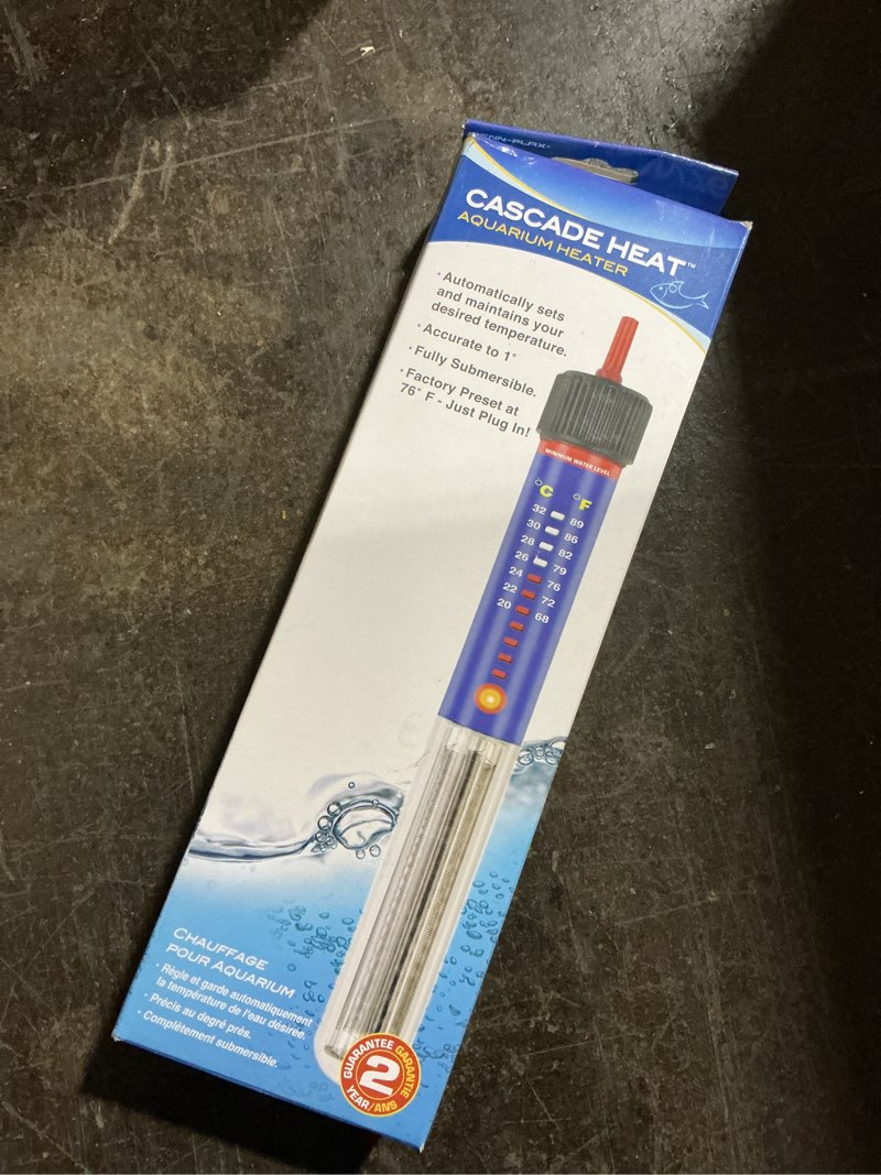 Condition photo showing Good Condition for Penn-Plax Cascade Glass Heater – 8.5” Length – 100 Watt - for Aquarium and Fish Tanks