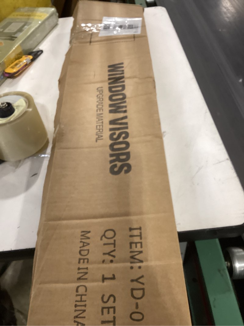 Condition photo showing Good Condition for window visors rain guards for 2004-2014 ford f150 supercab, out-channel window vent wind deflectors 