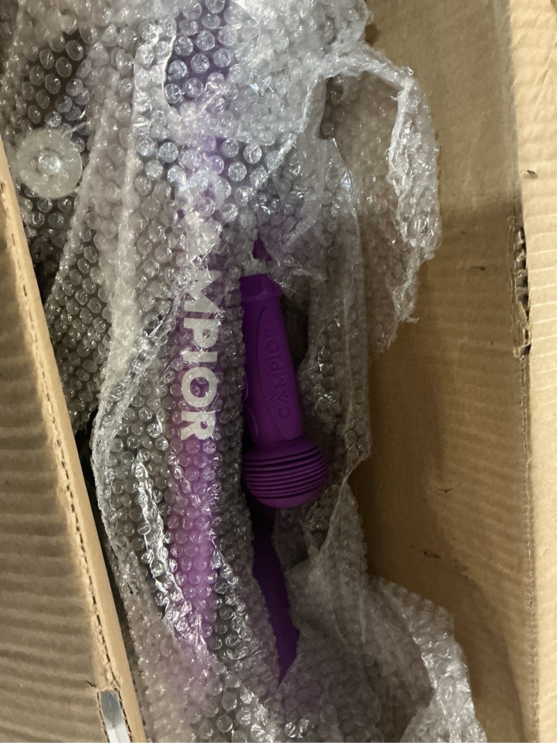 Condition photo showing Good Condition for purple mini 3 wheel scooter for kids – lean-to-steer with led light-up wheels, adjustable handlebar, wide anti-slip deck, smooth pu wheels, rear foot brake – toddler scooter for ages 2+