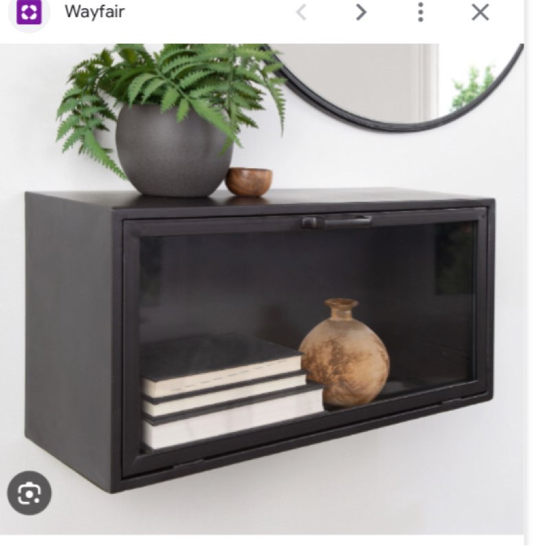 Robillard metal accent cabinet 