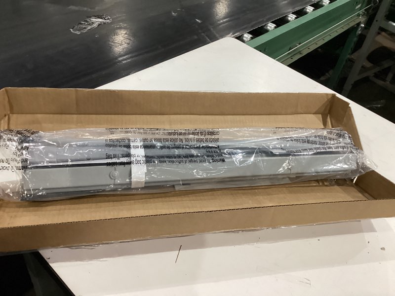 Condition photo showing New/Like New for lazblinds no drill blinds for indoor windows, cordless 1" vinyl mini blinds, privacy s-curve blinds for windows, room darkening horizontal window blinds and shades for home, 22" w x 48" h, grey grey 22" w × 48" h