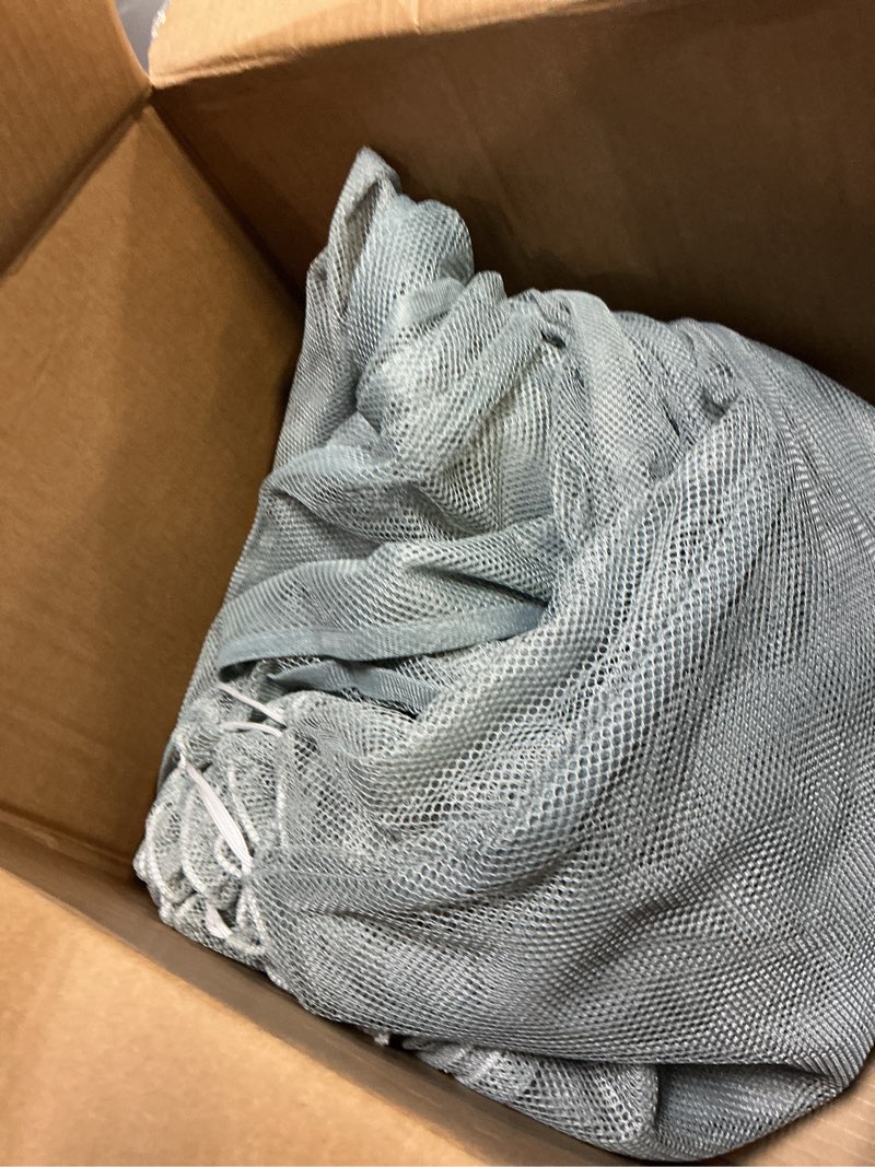 Condition photo showing As Is for berlune large mesh laundry bags, 24 x 36 inch bulk wash set with drawstring for commercial use, dorms, vacation rentals, laundromats, apartments & facilities(gray,30) gray 30