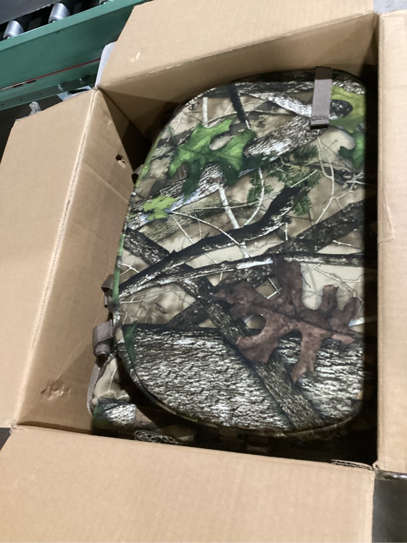 Condition photo showing As Is for tidewe turkey vest with seat, hunting vest with game pouch and kickstand, strut camo turkey hunting clothes for men women truetimber htc green