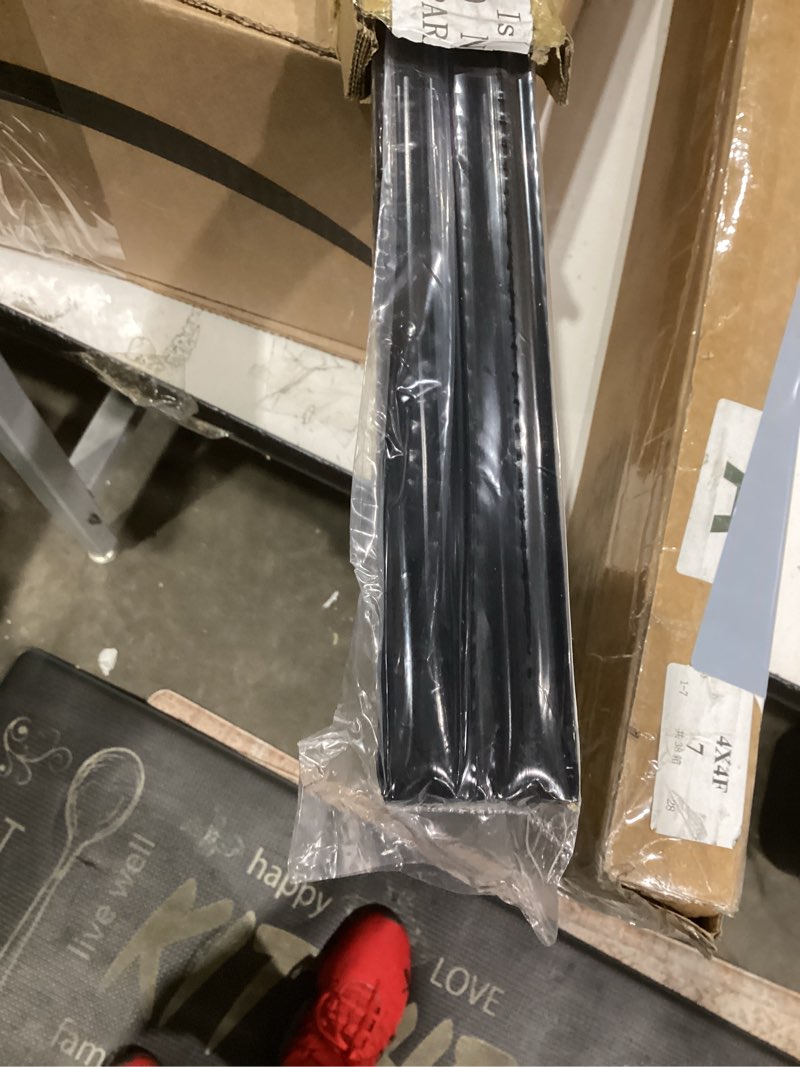 pushglossy 1 pcs 36" double bubble kerf door sweep 1-3/4" wide vinyl weatherstrip seal for exterior 