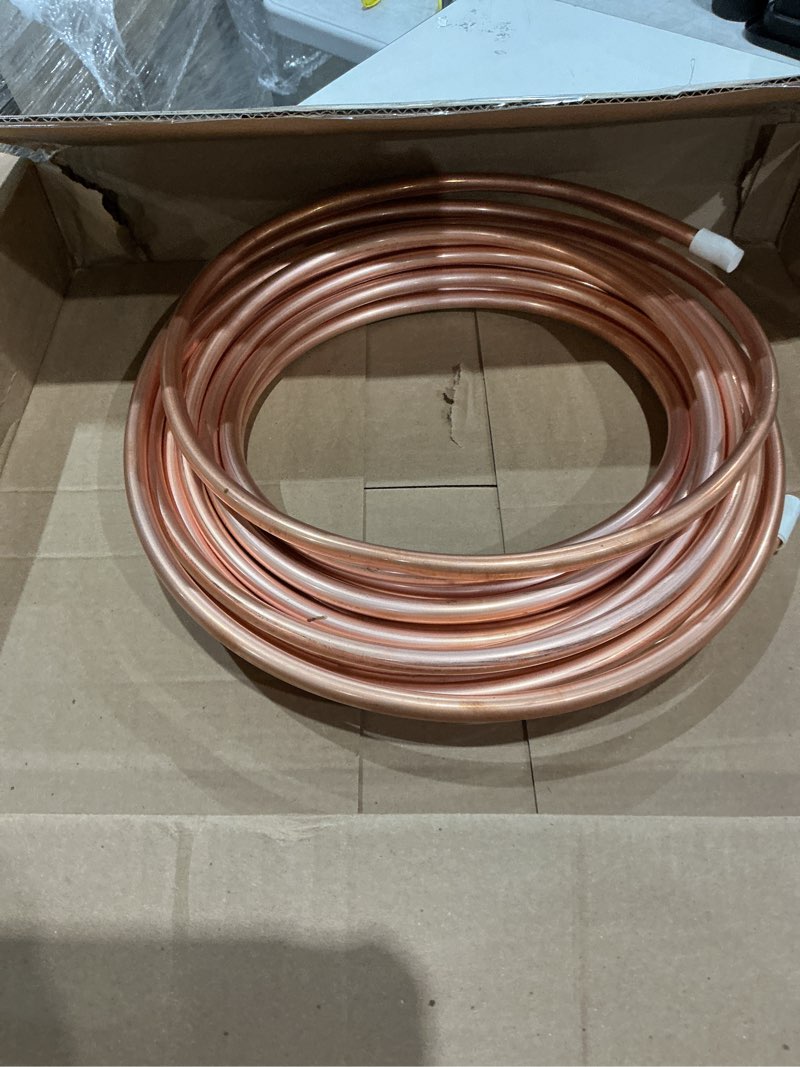 Condition photo showing As Is for similar(((od 10mm x id 6mm, copper tube, od 10mm, id 6-8.4mm, length 1m refrigeration copper tubing t2 copper tube for air conditioners, diy projects, refrigerators, industry