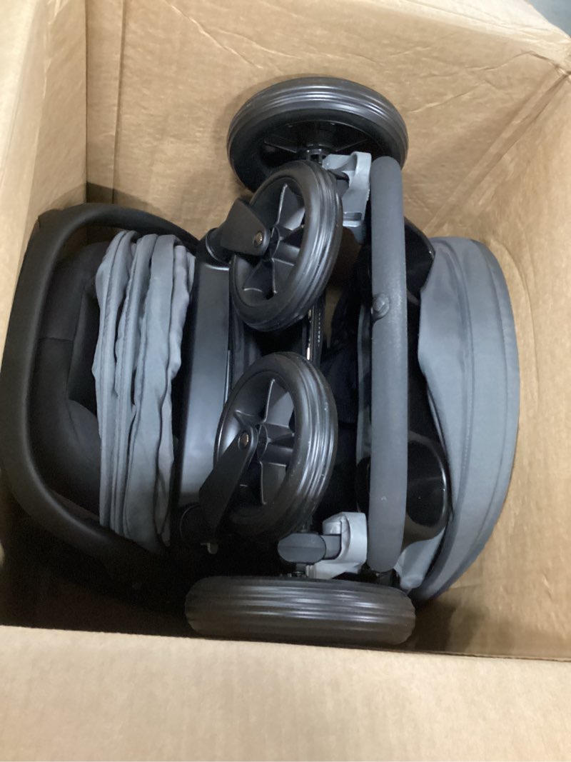 Condition photo showing As Is for Safety 1st Smooth Ride Travel System Stroller and OnBoard FLX Infant Car Seat, Newborn to Toddler Baby Combo, Easy-Install, Large Canopy, Ample Storage, Foldable, Rear-Facing 4-30 lbs, Monument