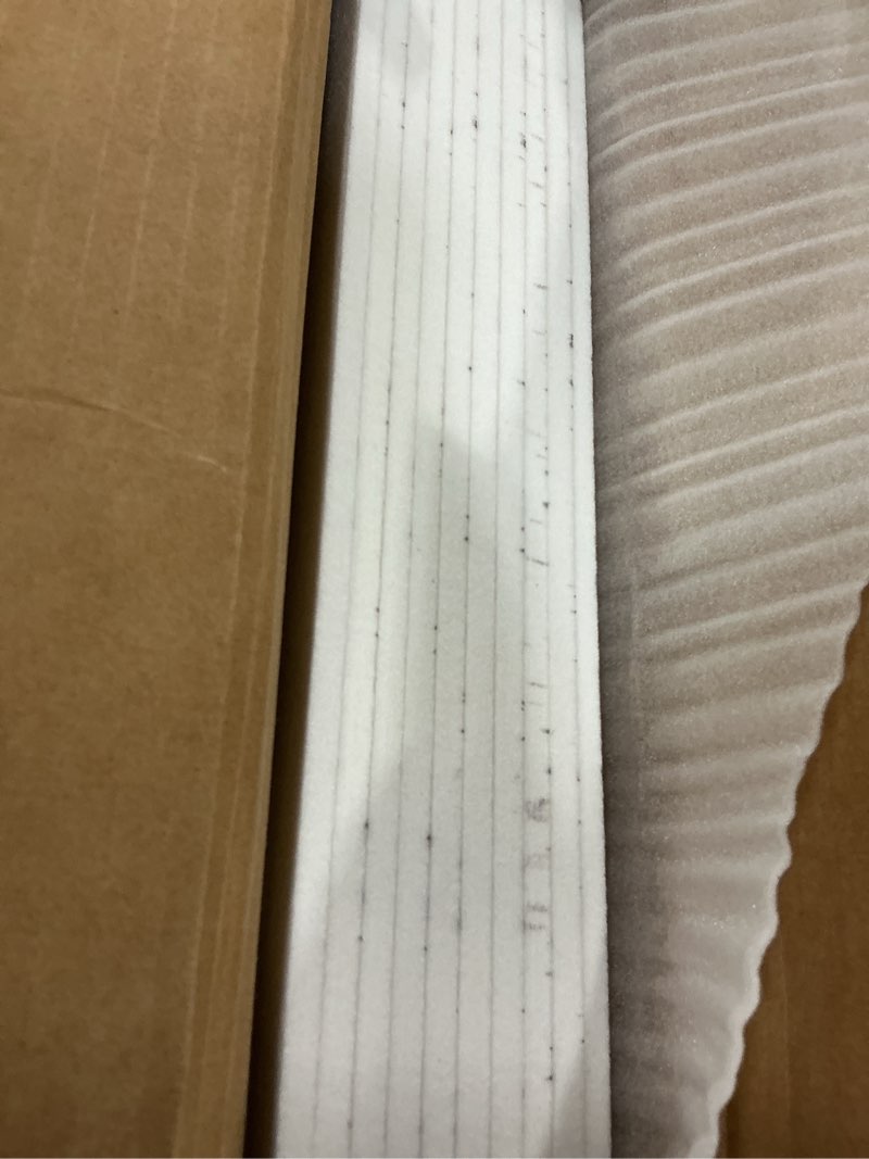 Condition photo showing New/Like New for Art3d Acoustic Drop Ceiling Tiles 2ft x 4ft, 10-Pack Waterproof Polyester Ceiling Panels for Office Basement Kitchen Recording Room, Reusable,Covers 80 Sq.Ft, White Stucco Printing 2ft x 4ft White Stucco Printing 24*48 10pcs