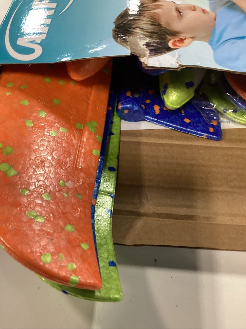 Condition photo showing Good Condition for fuwidvia 3 pack airplane launcher toys, 13.2'' led foam glider plane toy for boys, 2 flight modes outdoor flying toys birthday gifts for boys girls 4 5 6 7 8 9 10 11 12 year old (blue&green&orange)