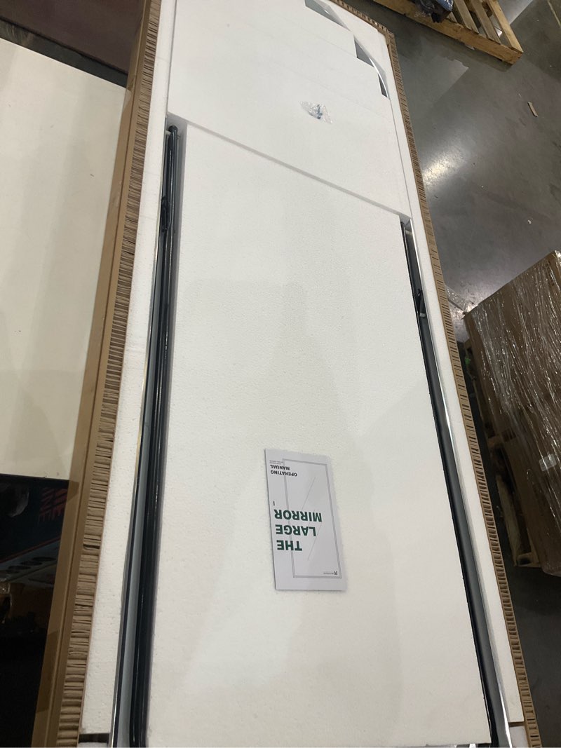 Condition photo showing Good Condition for PexFix Full Length Mirror, 65''x22'' Sliver Arched Mirror Large Floor Mirror Standing Leaning Hanging [64''x21'' - Sliver]