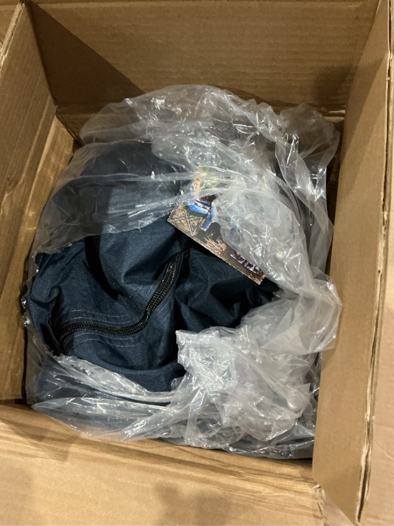 Condition photo showing As Is for timber ridge 5-9 person suv tent with screen porch and awning for family camping, weather resistant and portable van or car tent, includes rainfly and storage bag, 13' w x 10' l x 7.1' h blue 5-9 person