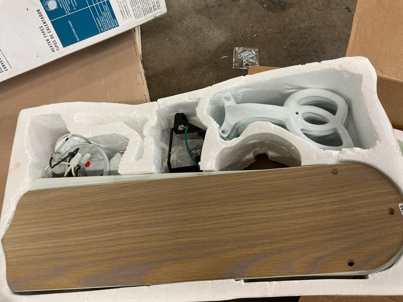 Condition photo showing As Is for Harbor Breeze Armitage 52-in ceiling fan 
