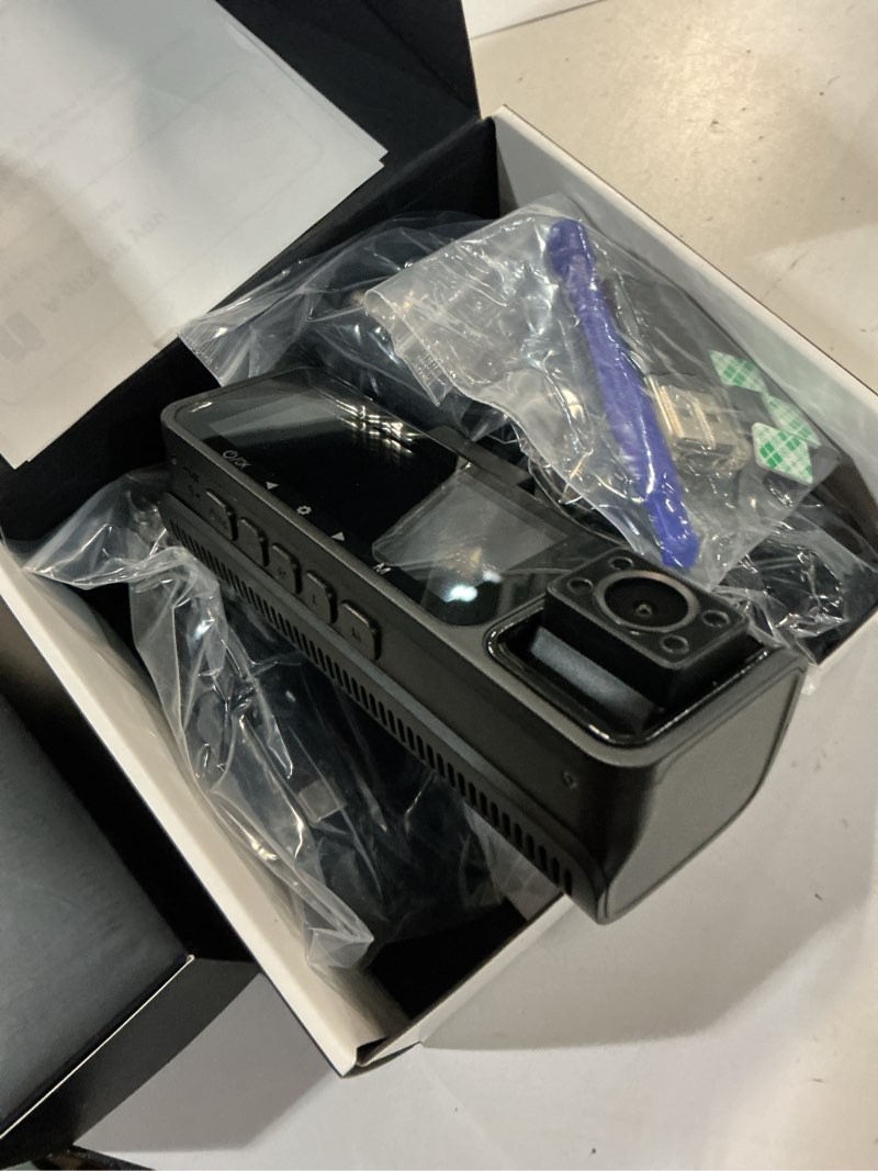 Condition photo showing Good Condition for 3 channel 5g wifi dash cam, 4k+1080p+1080p dash cam front and rear with 64gb card, dash camera for car with hdr ir night vision, g-sensor, 24/7 parking mode, wdr, support 128gb max - silver