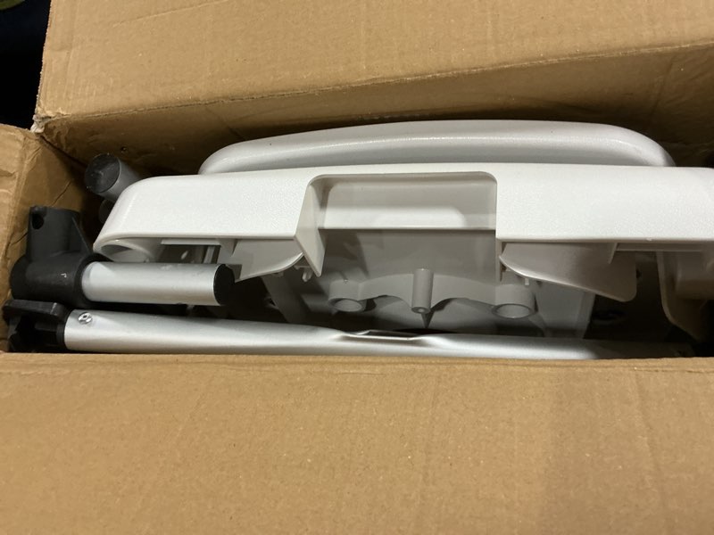 Condition photo showing As Is for Swive Shower Chair with Arms and Back for Seniros Elderly Disabled or Bariatric Adults, Bench Seat for Inside Shower Stall and Bathroom Bath Tub Seats Adjustable Stool Heavy Duty 500 lbs sit Chairs Large Swivel Shower Chair