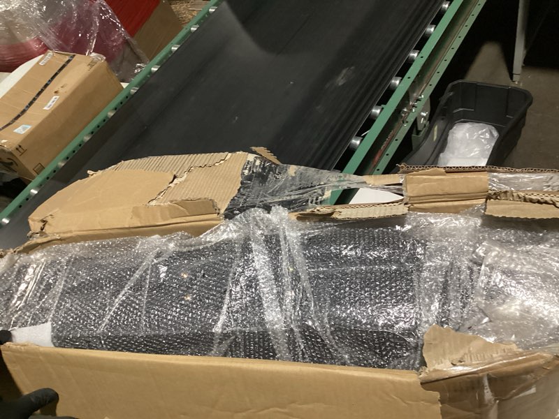 Condition photo showing As Is for civama Massage Table Massage Bed Portable, 29 LBs Light Weight 2 Section Foldable Tattoo Bed Facial Care Spa Lash Bed Height Adjustable Sturdy Wooden Frame with Accessories Carrying Bag, Black Black (Wood Leg)