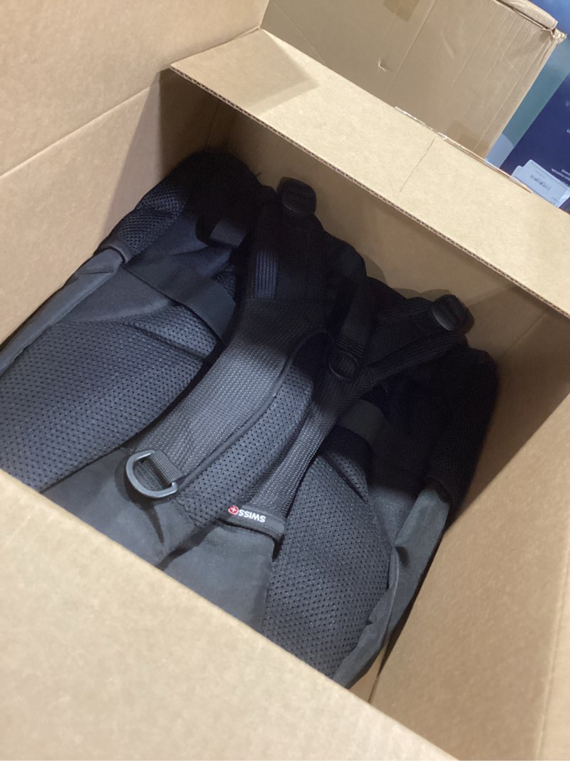 Condition photo showing Good Condition for swissgear 5505 cecil 16” laptop backpack black – daily laptop bag with gear attachment options – multiple organizer pockets & padded shoulder straps 18-inch black