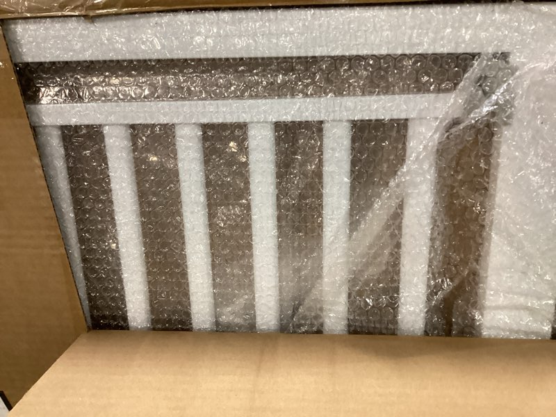 Condition photo showing Good Condition for 51'' extra tall cat gate barrier for doorways hallways, pressure mounted pet dog gates no drilling easy walk thru, cat fence indoor climb proof 30-33'' wide (white) white-51"tall 30''-32.6''wide
