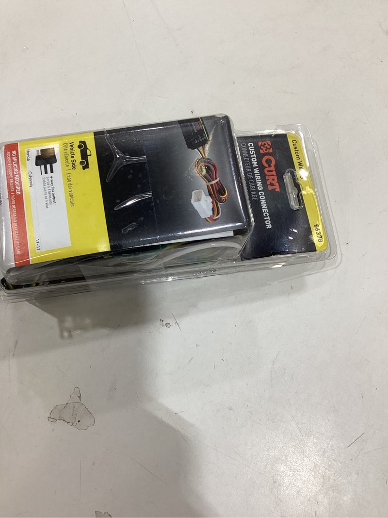 Condition photo showing As Is for CURT 56378 Vehicle-Side Custom 4-Pin Trailer Wiring Harness, Fits Select Honda Odyssey