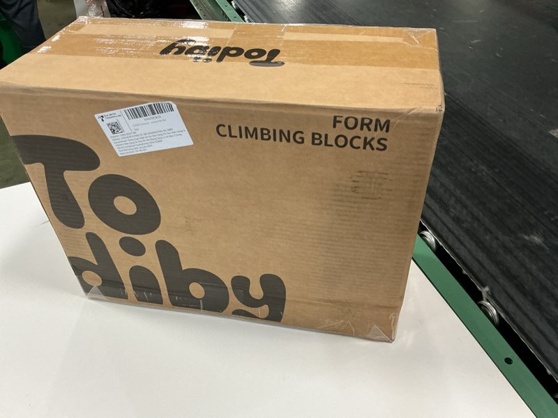 Condition photo showing New/Like New for 6-Piece Soft PU Leather Toddlers Climbing Toys, Baby Foam Climbing Blocks for Toddlers, Foam Play Gym Climber Structures for Toddler 3, Indoor Climb and Crawl Activity Play Set Classic