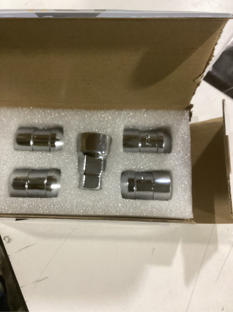 Condition photo showing Good Condition for TAGMORE M12x1.5 Acorn Cone Seat Wheel Lock Set, Chrome Lug Nuts, 4 PCS Locks and 1 Key