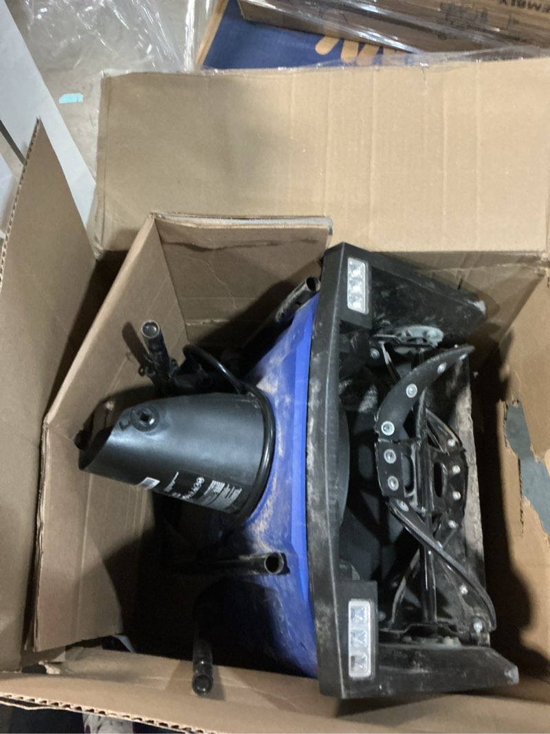 Condition photo showing As Is for Westinghouse Corded 20-in Single-stage Push Corded Electric Snow Blower