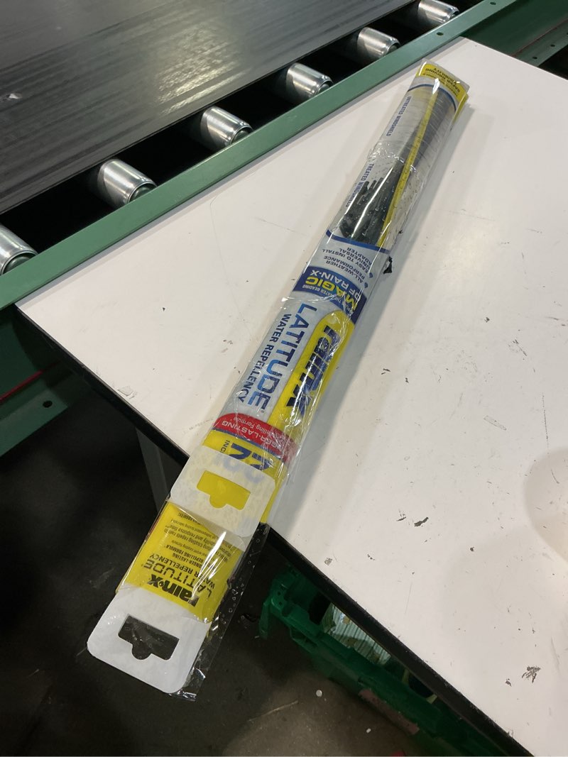 Condition photo showing As Is for rain-x 810237 repellency water repellent wiper blades, 26" & 22" windshield wipers, all weather streak-free for enhanced visibility w/ water repellency formula 26" and 22" latitude repellency