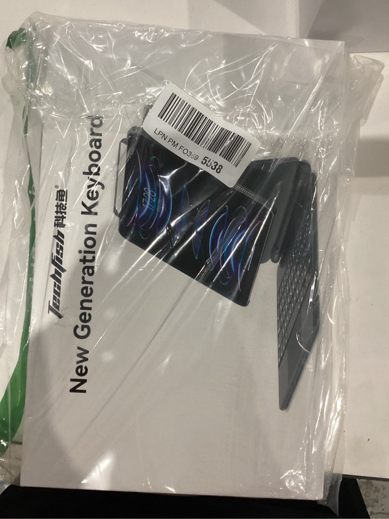 Condition photo showing Good Condition for Magic Keyboard Case Compatible with iPad Air 11-inch M3/M2(2025/2024), Pro 11-inch (4th/3rd/2nd/1st) Gen, 10.9-inch Air 5th/4th Gen with Pencil Holder, Four-Corner Protective Cover, White[NOT FOR M4] White Four-Corner Protective Cover