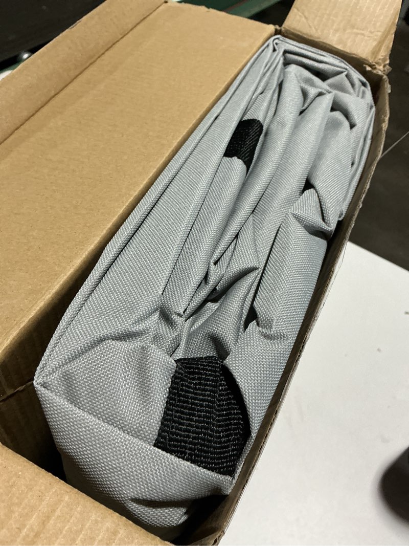 Condition photo showing Good Condition for BALEINE 9 ft Rolling Christmas Tree Storage Bag, 3 Swivel Wheels for Easy Moving, Heavy Duty 600D Oxford Fabric Extra Large Artificial Christmas Tree Bag with Reinforced Carry Handles (Grey) 9 ft Grey