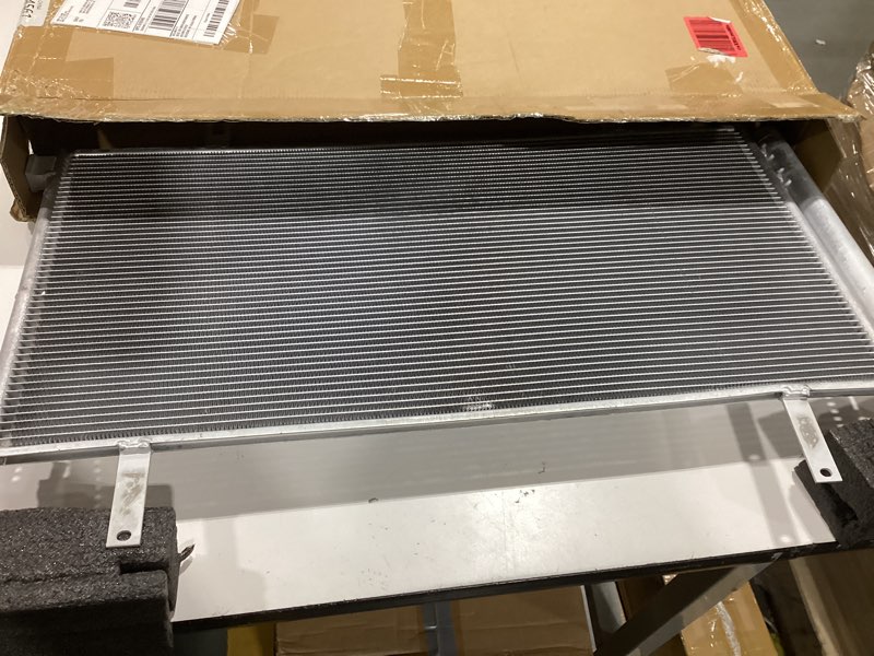 Condition photo showing As Is for air conditioning a/c condenser compatible with honda accord civic/acura integra # ho3030175, 30220, 8010030aa01, 80100t21a02 oe:ho3030175, 30220, 8010030aa01, 80100t21a02