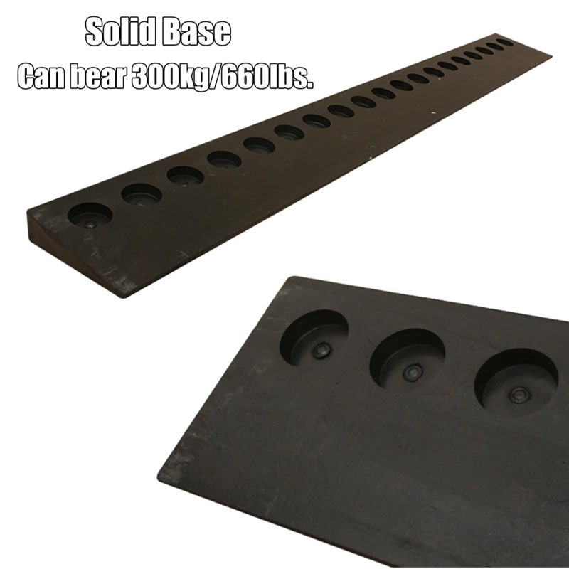 Rubber Curb Ramp, Non-Slip Solid Threshold Ramp, for Doorways, Stairs, Steps, Curbside Wheelchairs and Mobility Scooters?39\" Wide 2200 LBS Capacity(99 * 8 * 2cm/39 * 3 * 0.8in)