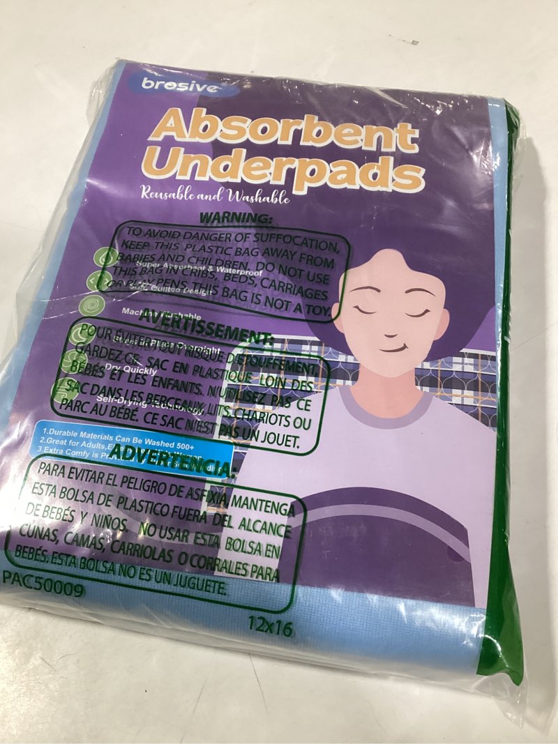 Condition photo showing Good Condition for Washable Incontinence Bed Pads (72" x 36") for Adults, Kids, Dogs Waterproof and Machine Washable Large Sheet Protector with 10 Cup Absorbency 72x36 Inch (Pack of 1)