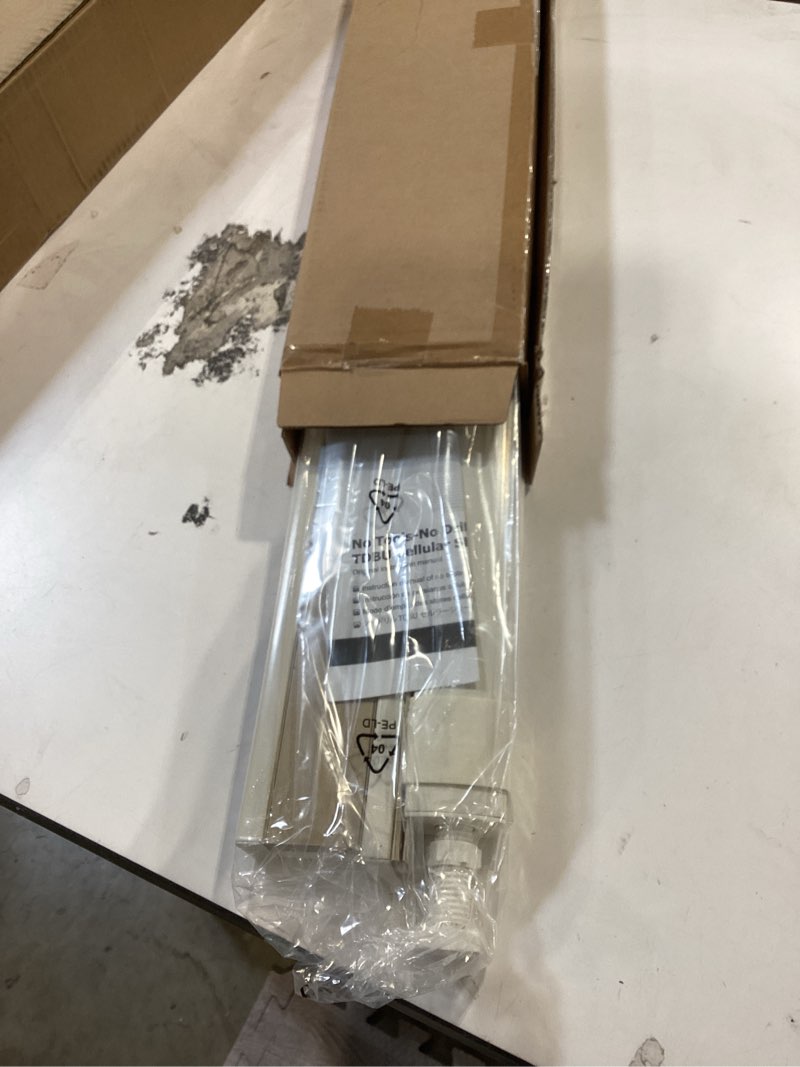 Condition photo showing Good Condition for lazblinds no tools no drill cordless cellular shades, top down bottom up (tdbu) honeycomb shades for home, light filtering thermal insulation blinds for windows, 20" w x 48" h, beige light filtering - beige 20" w x 48" h