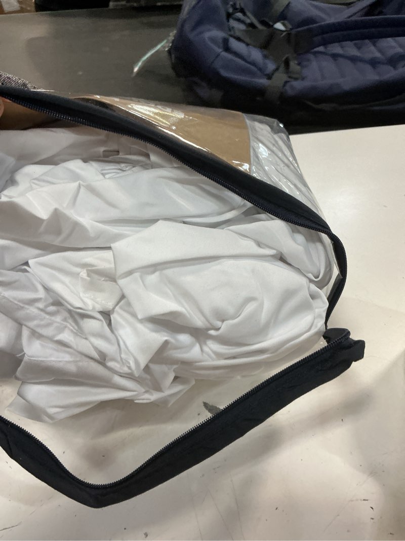 Condition photo showing Good Condition for eddie bauer - sheets, super soft bedding with matching pillowcases, temperature-regulating fabric, all-around comfort, solid room essentials (logan white, twin) logan white twin