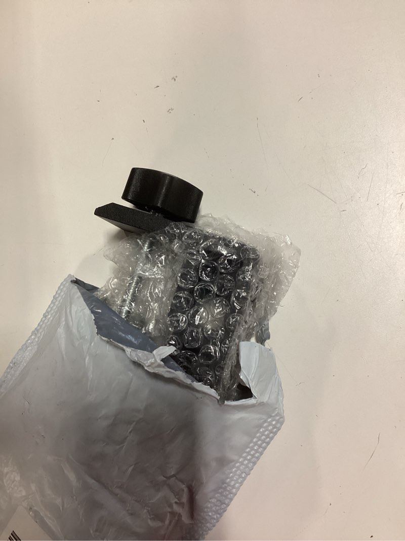 Condition photo showing Good Condition for rtnlit heavy duty desk clamp for 1/2” base microphone boom arm, large metal table mount mic c clamp fits up to 3.3" desktop thickness
