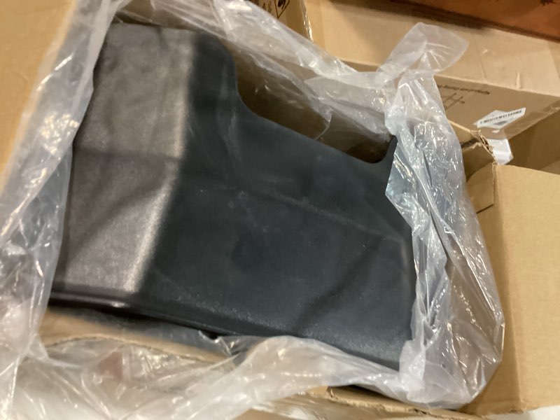 Condition photo showing Good Condition for URPOWER Mess Proof Elevated Dog Bowls, High Wall Splash Guard Design, 4 Height Adjustable Raised Bowl Stand, 2 Large Stainless Steel Bowls, Non-Slip Food Water Set for Small Medium Large Dogs Large Black