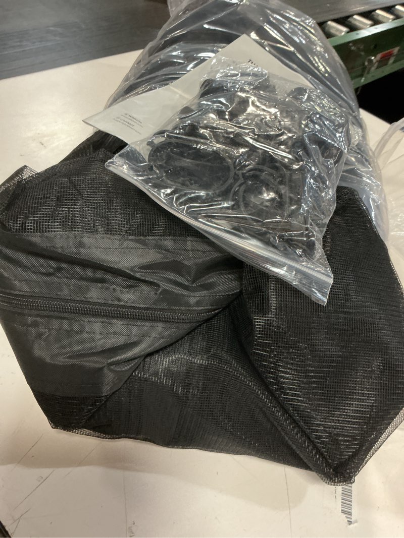 Condition photo showing Good Condition for olilawn gazebo universal replacement mosquito netting, 10' x 10' outdoor canopy net screen 4-panel sidewall curtain, with zippers, easy to install, fit for most gazebo 10x10 canopy, black 10' x 10' black