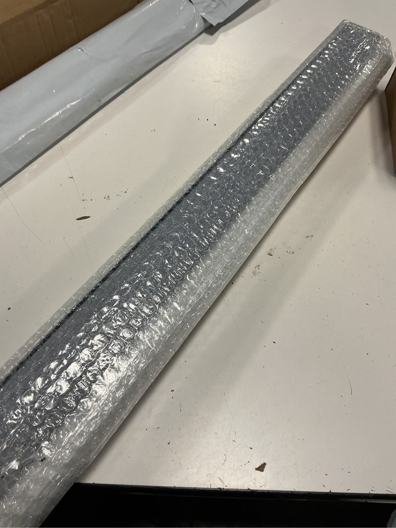 Condition photo showing As Is for persilux cordless zebra blinds for windows free-stop roller windows shades (24" w x 72" h, white) dual layer light control for day and night, light filtering sheer shades for home, easy to install 24"w x 72"h white
