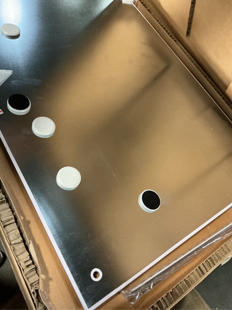 Condition photo showing Good Condition for Glass Magnetic Dry Erase Board, 24" x 18" ?2'x1.5'? Tempered Glass Whiteboard Wall Mounted Small White Board for Home, Office, School Normal White 24"W x 18"H