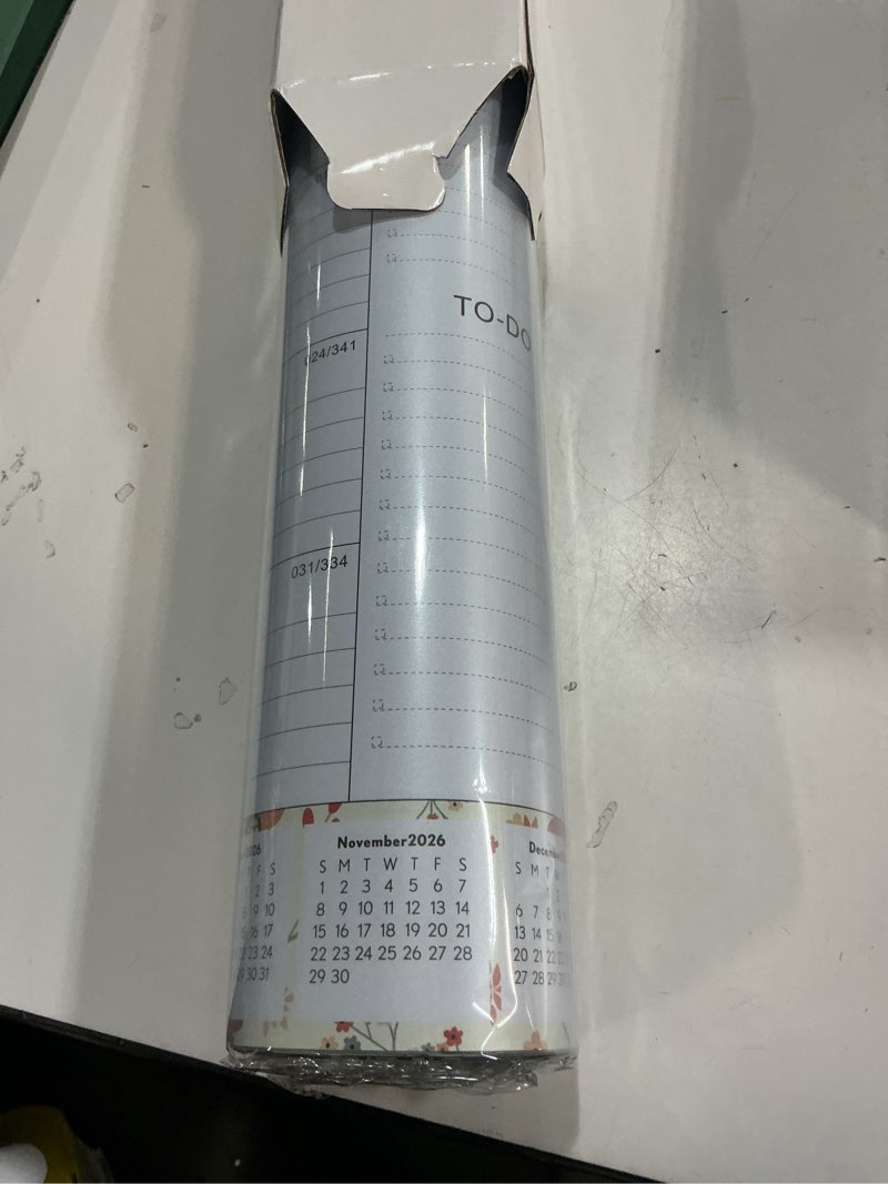 Condition photo showing Good Condition for desk calendar 2026-2026 desk calendar large 22x17, 18 mouths from january 2026 to june 2027, 22" x 17" desk pad calendar, office supplies perfect for organizing and planning in office, school or home colourful