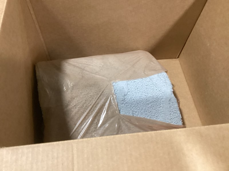 Condition photo showing Good Condition for Garland Rug Sparta Non Slip Polypropylene 3 Ft. X 5 Ft. Silver Gray Area Rug- Ideal for Living Rooms & Hallways, Stylish & Durable for High-Traffic Areas Silver 3' x 5' (Rectangular)