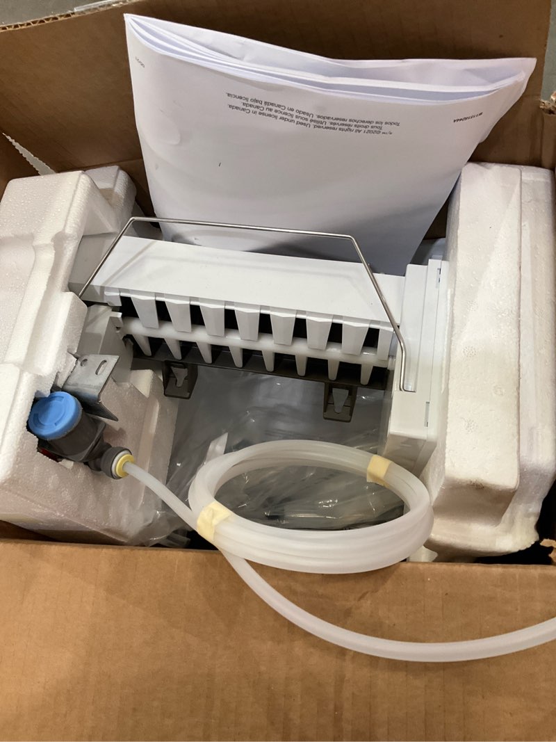 Condition photo showing As Is for ice maker kit