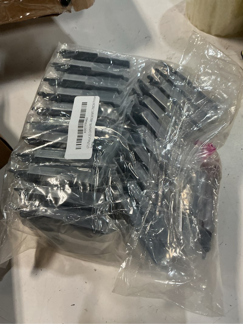 Condition photo showing Good Condition for gts (pack of 25 compatible replacement for brother lc61 lc65 ink cartridge lc-61 lc61 lc61bk (10b5c5y5m) work in all-in-one dcp-165c dcp-385c dcp-585cw mfc-6490cw mfc-790cw printer