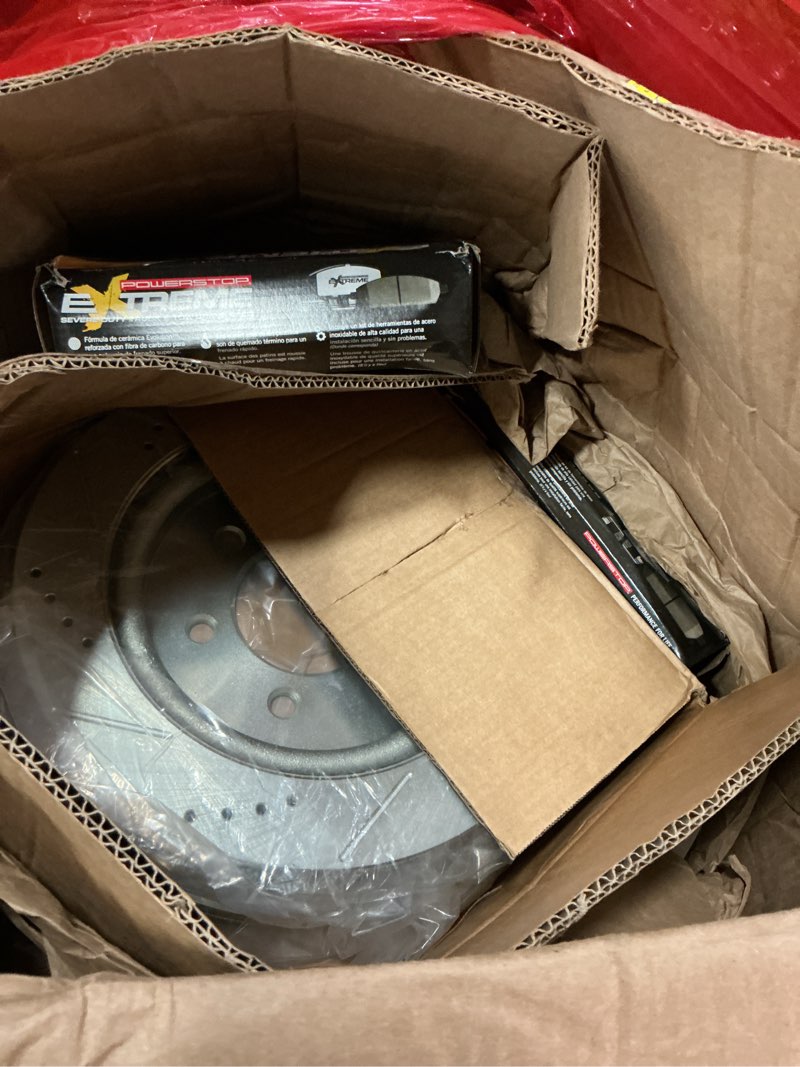 Condition photo showing Good Condition for power stop k8026-36 front and rear truck & tow drilled and slotted rotors and z36 carbon-fiber ceramic brake pads brake kit for ford expedition ford f-150 linicoln navigator