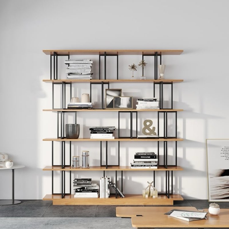 77.2" H x 10.7" W Standard Bookcase