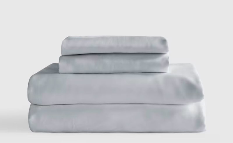 quince 100% viscose from organic bamboo king sheet set mist
