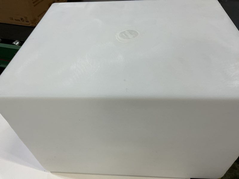 Condition photo showing As Is for 20 gallon rv fresh water tank, potable water storage tank for drinking, cooking, cleaning, showering, for campers, trailers, motorhomes, rvs, cube shape, 21" x 17" x 14" (wt-5546) cube 20 gallon