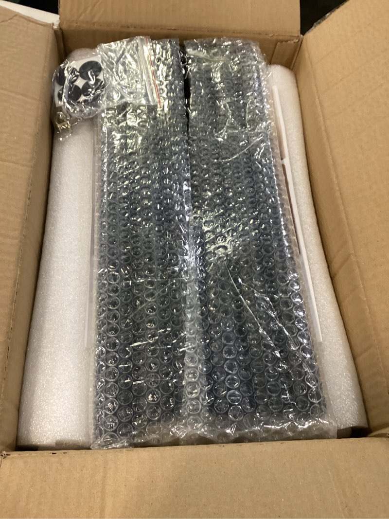 Condition photo showing New/Like New for GERYMU Black Rattan Nightstand, Boho Side Table with Open Shelf, Wood Accent Bedside Table,End Table with Legs for Bedroom,Living Room, Home Office, 9.45" D x 15.75" W x 25.79" H