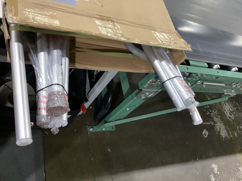 Condition photo showing New/Like New for medline lightweight two button folding walker with 5" wheels, aluminum frame supports up to 300 lbs metallic 1 count (pack of 1)